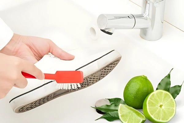 Cách làm sạch giày trắng Với Chanh Tươi